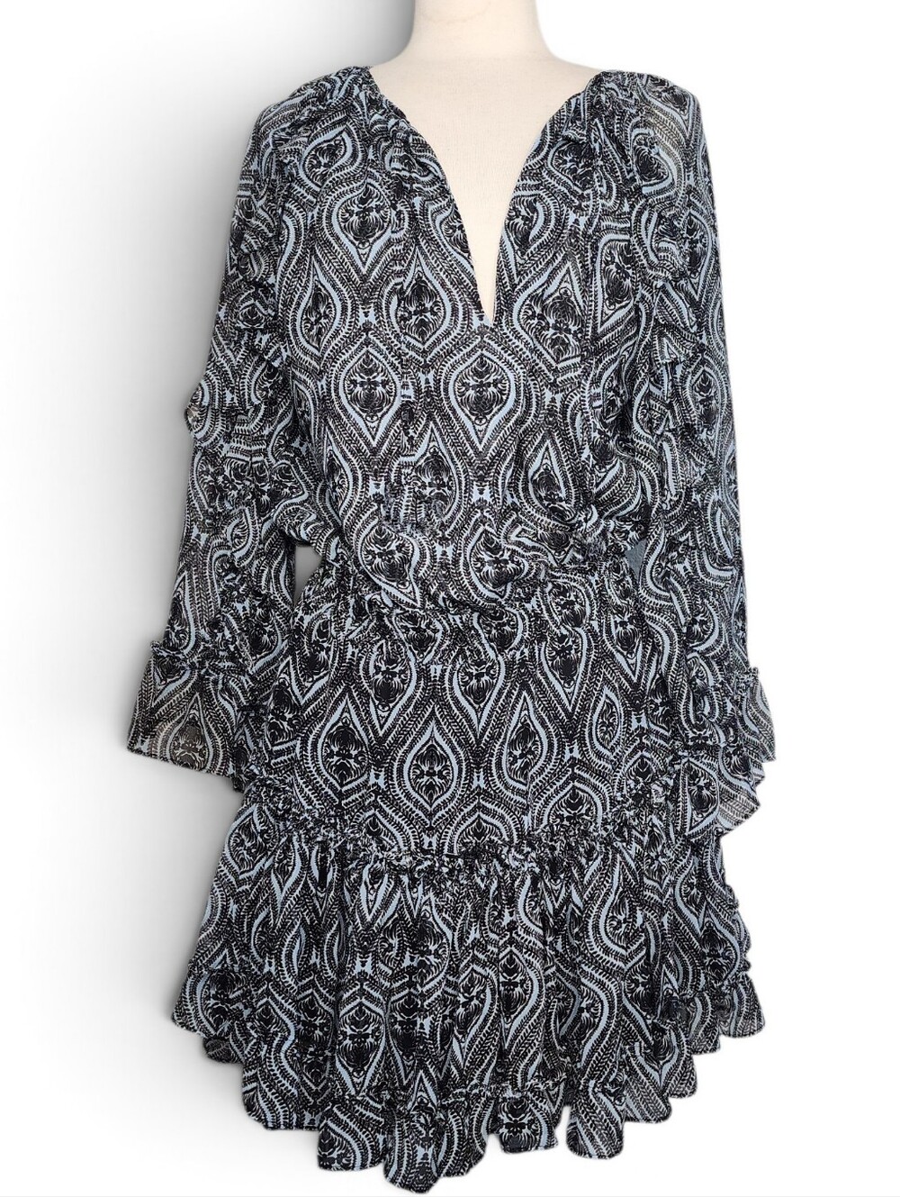 Misa Los Angeles Long Sleeve Mini Dress Size M